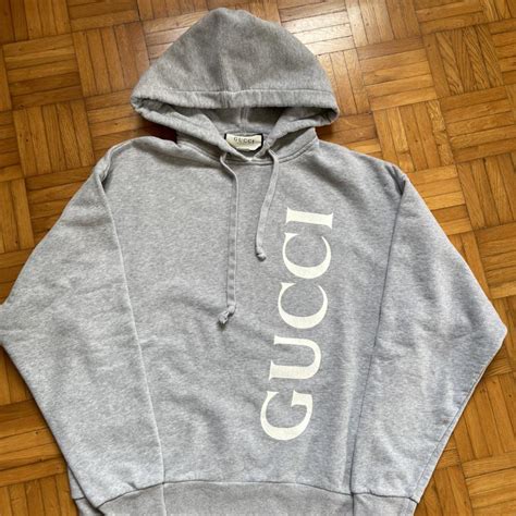 felpa gucci uomo fulmini|Gucci Felpa con cappuccio in lana GG.